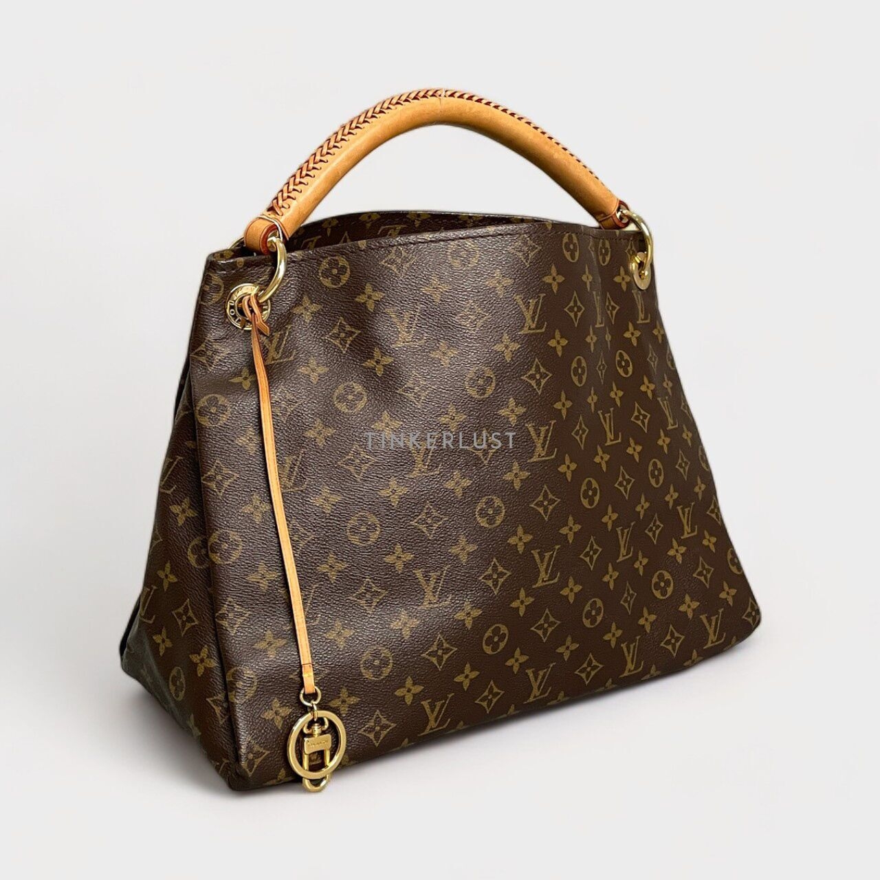 Louis Vuitton Monogram Artsy MM Brown Coated Canvas GHW Shoulder Bag