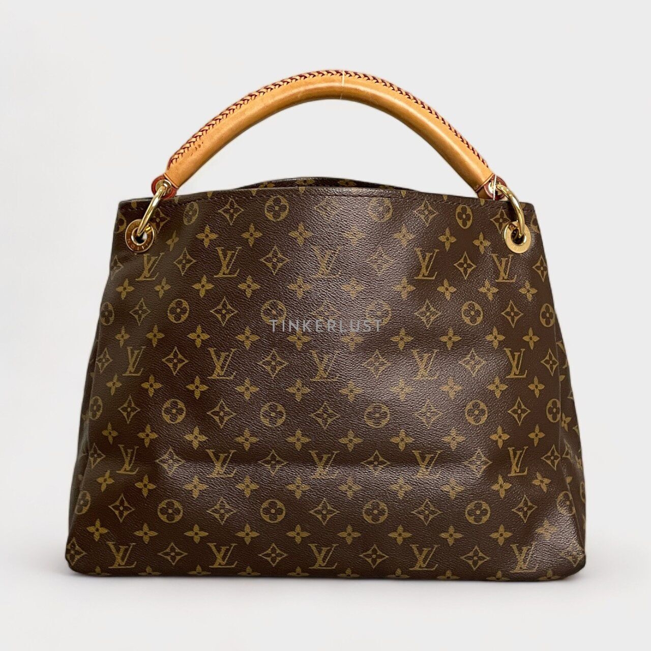 Louis Vuitton Monogram Artsy MM Brown Coated Canvas GHW Shoulder Bag