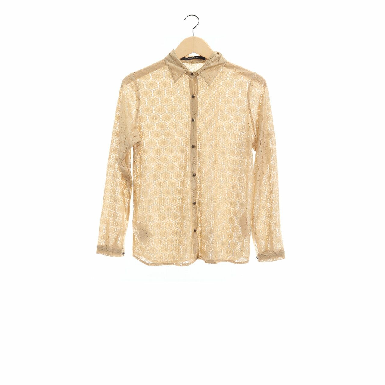 Shop At Velvet Brown Lace Shirt