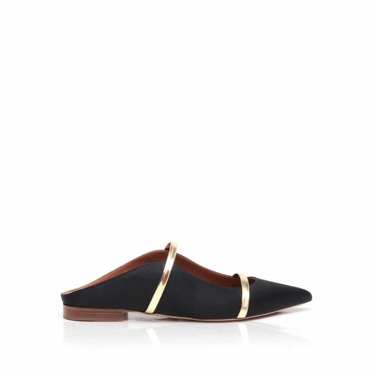 Malone Souliers Black Maureen Mules Flats