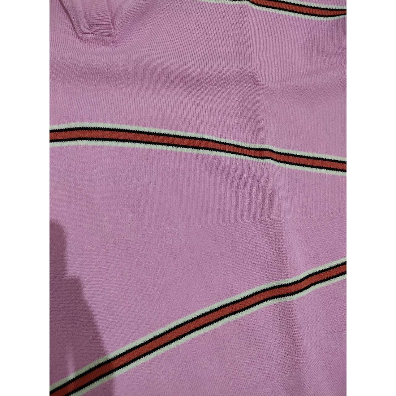 Topshop Pink Stripes Blouse