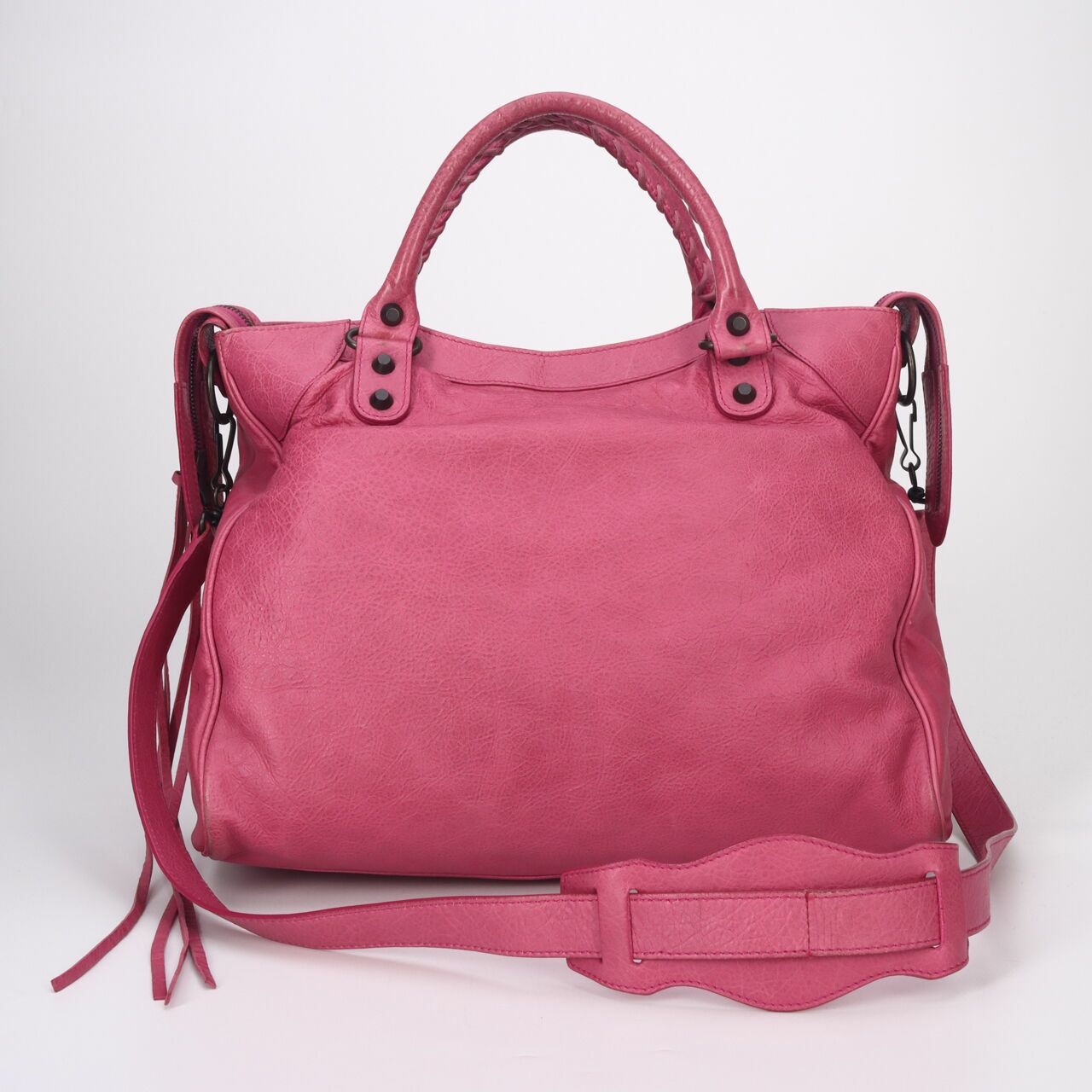 BALENCIAGA Agneau Classic Hardware Velo Magenta 