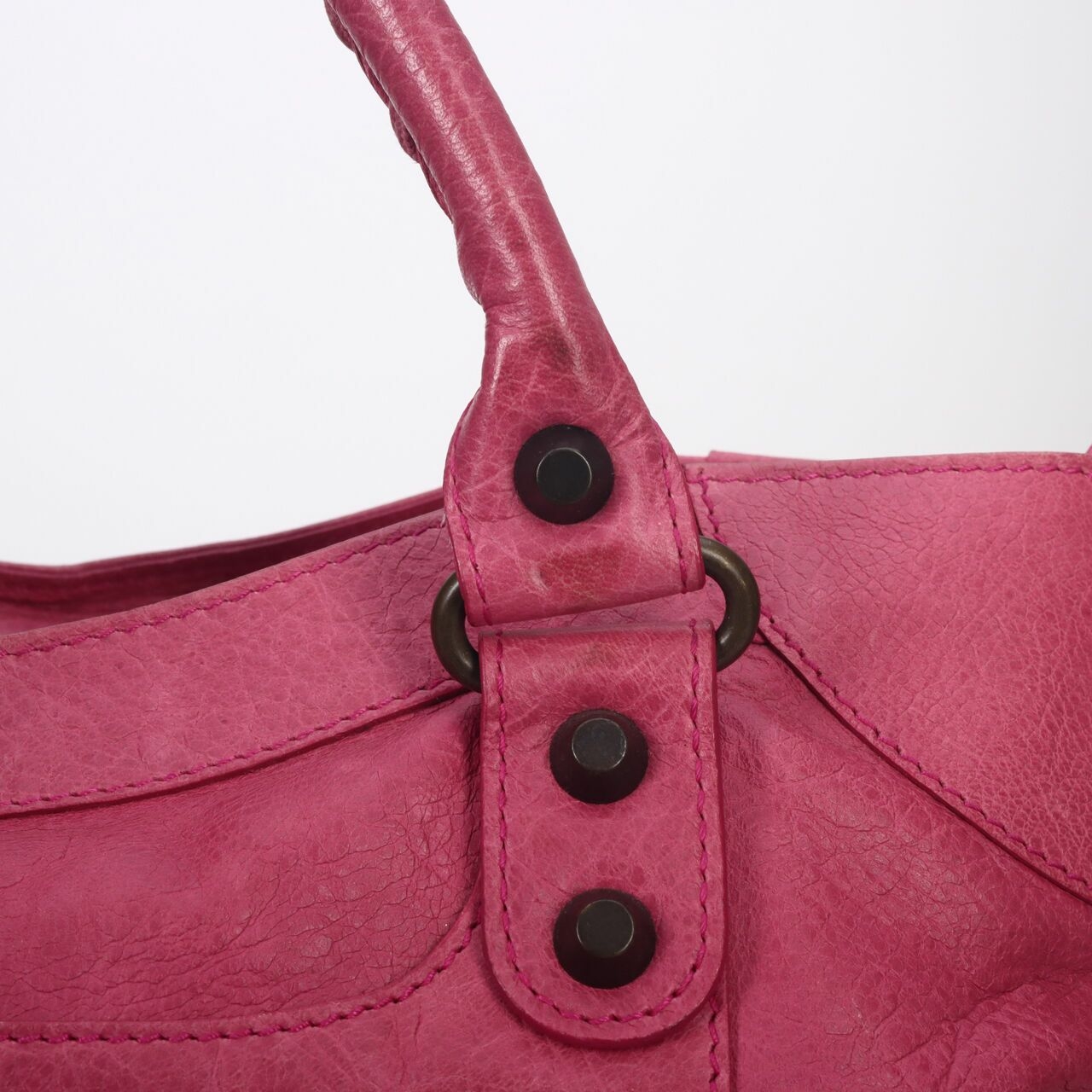 BALENCIAGA Agneau Classic Hardware Velo Magenta 