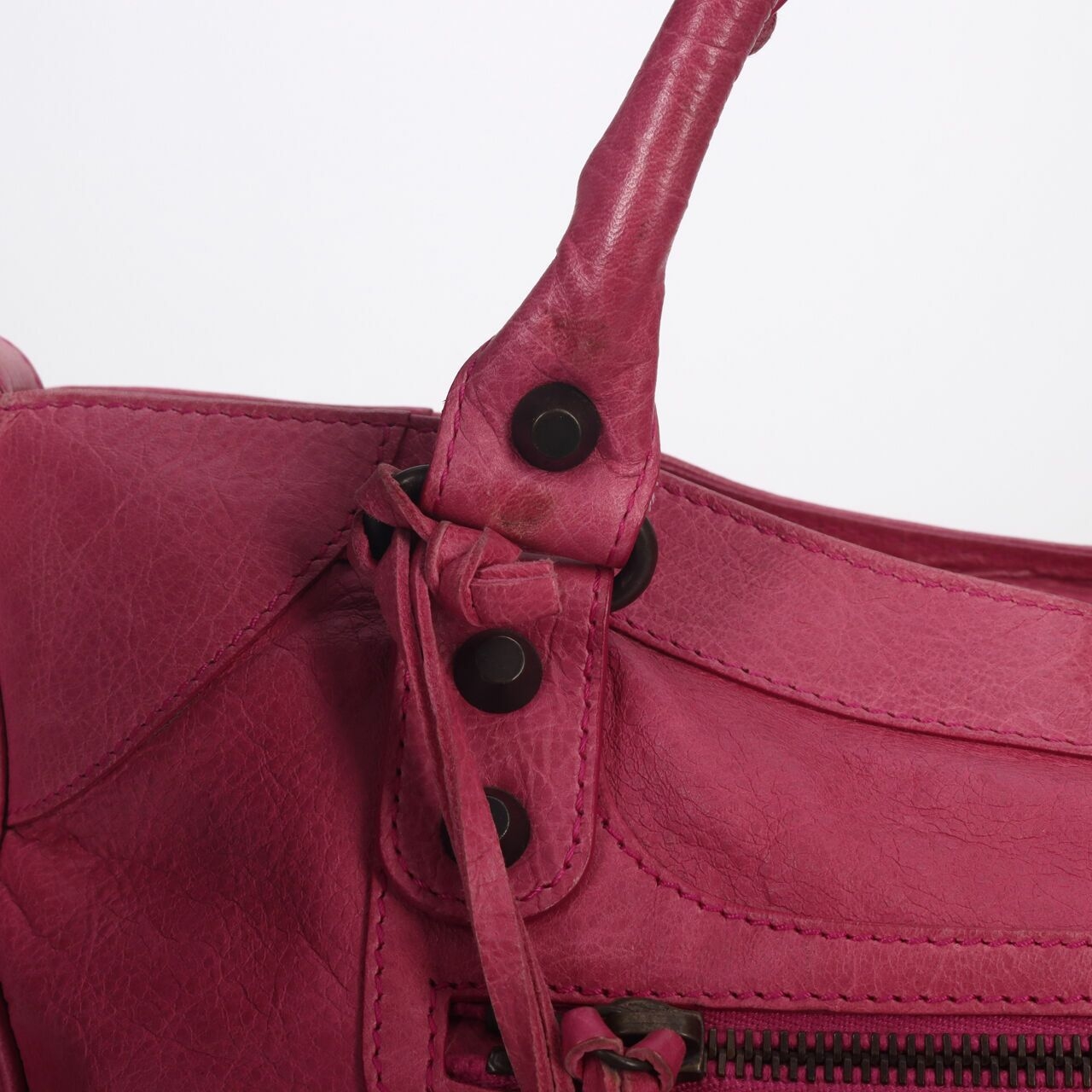 BALENCIAGA Agneau Classic Hardware Velo Magenta 