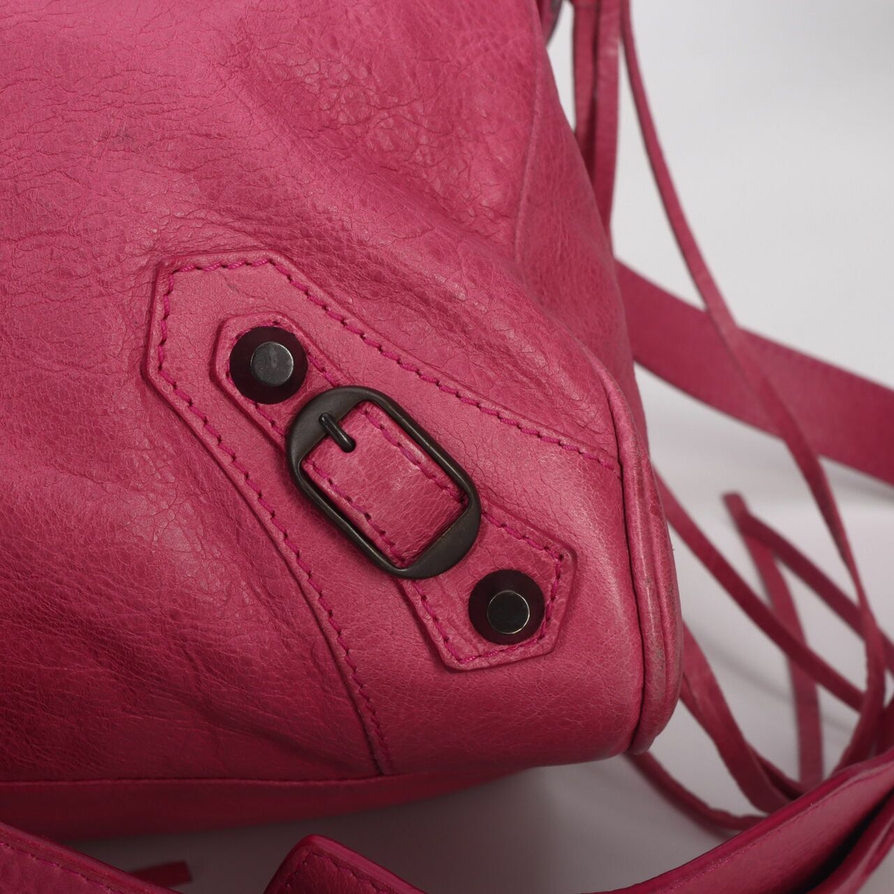 BALENCIAGA Agneau Classic Hardware Velo Magenta 