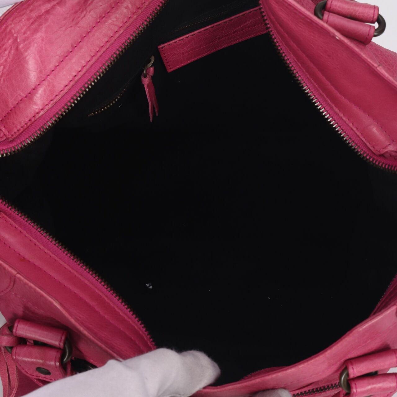 BALENCIAGA Agneau Classic Hardware Velo Magenta 