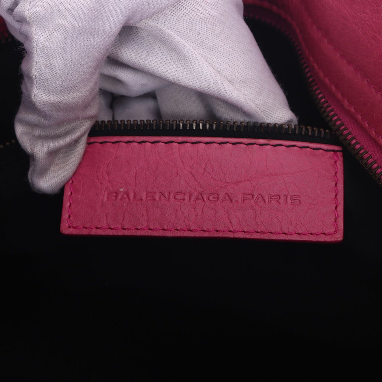 BALENCIAGA Agneau Classic Hardware Velo Magenta 