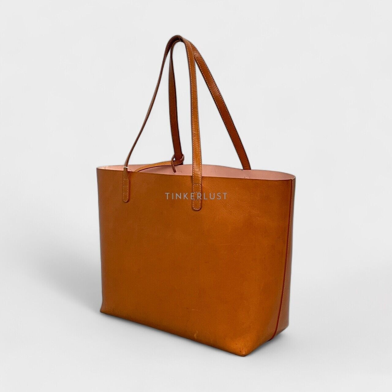 Mansur Gavriel Tan Leather Large Tote Bag