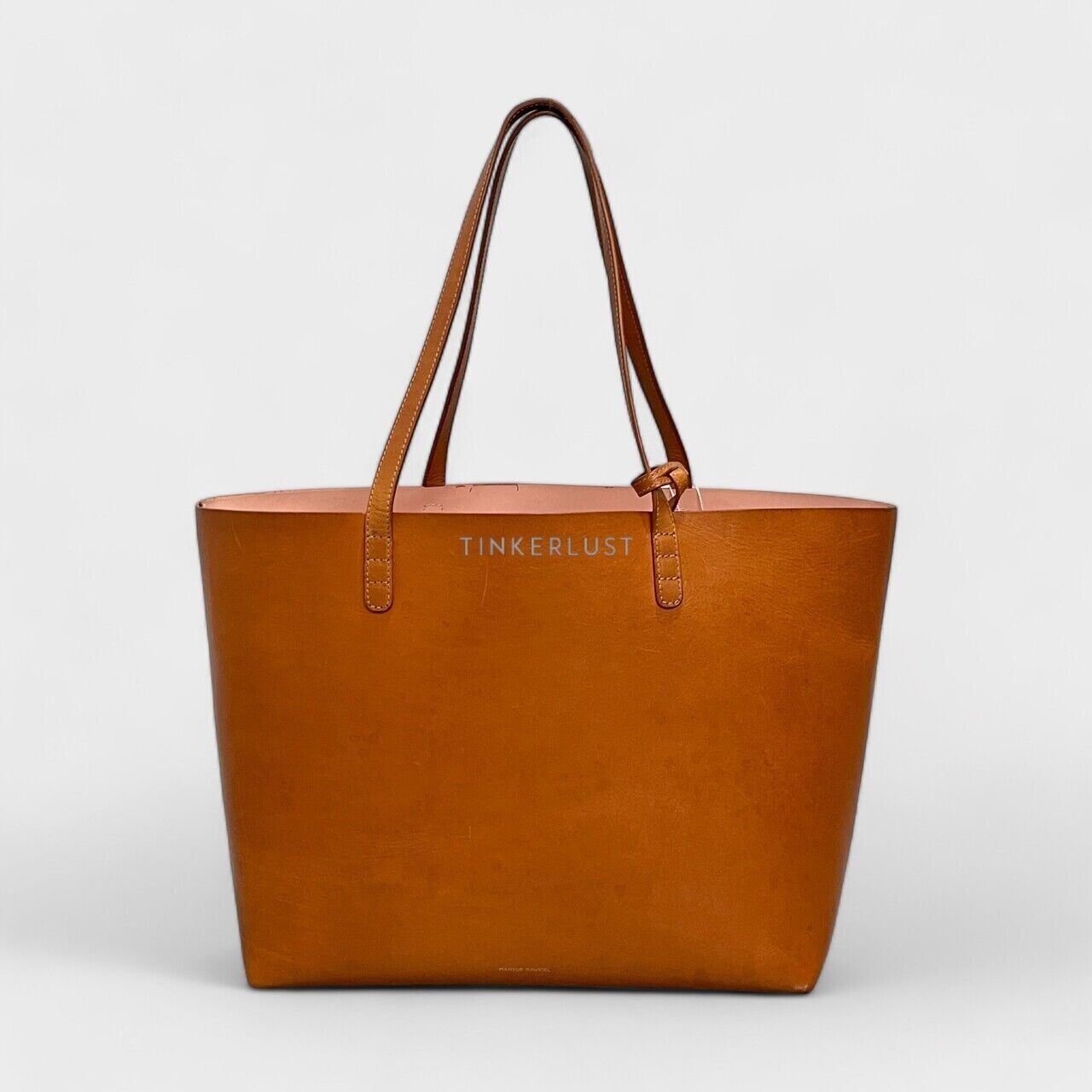 Mansur Gavriel Tan Leather Large Tote Bag