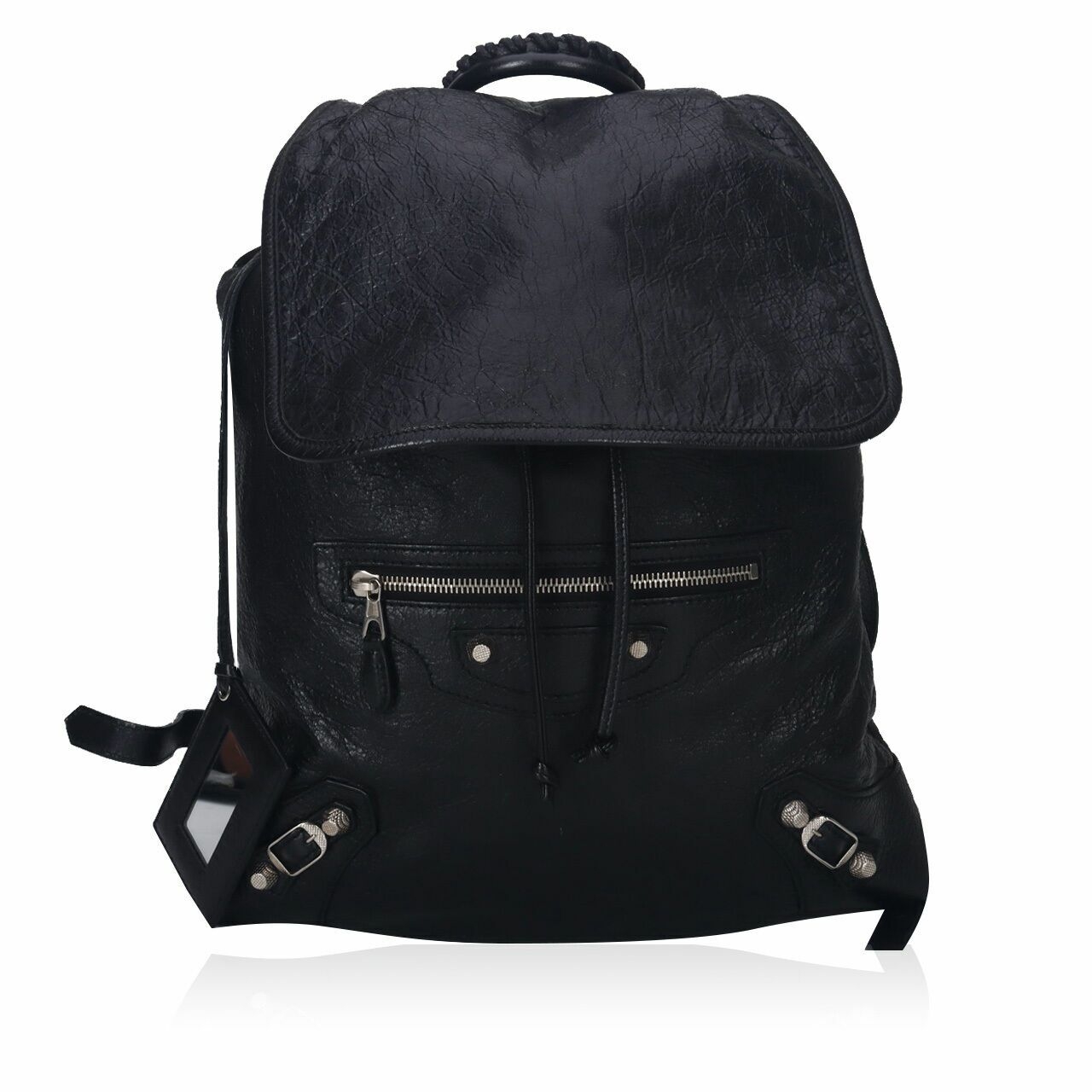 Balenciaga Agneau Giant 12 Silver Hardware S Traveler Black Backpack