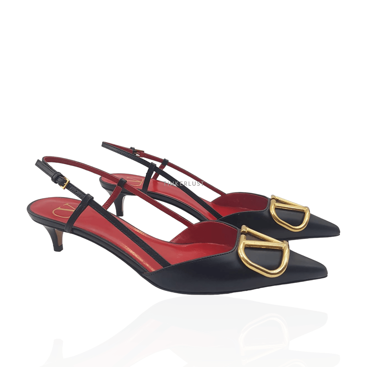 Valentino Garavani Slingback Black Heels