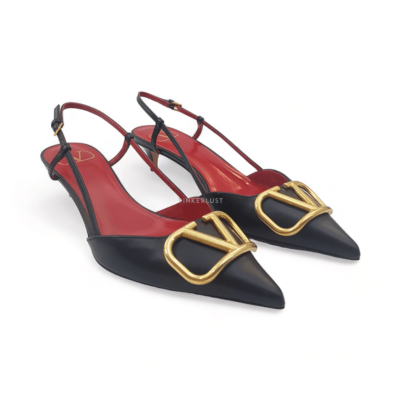 Valentino Garavani Slingback Black Heels