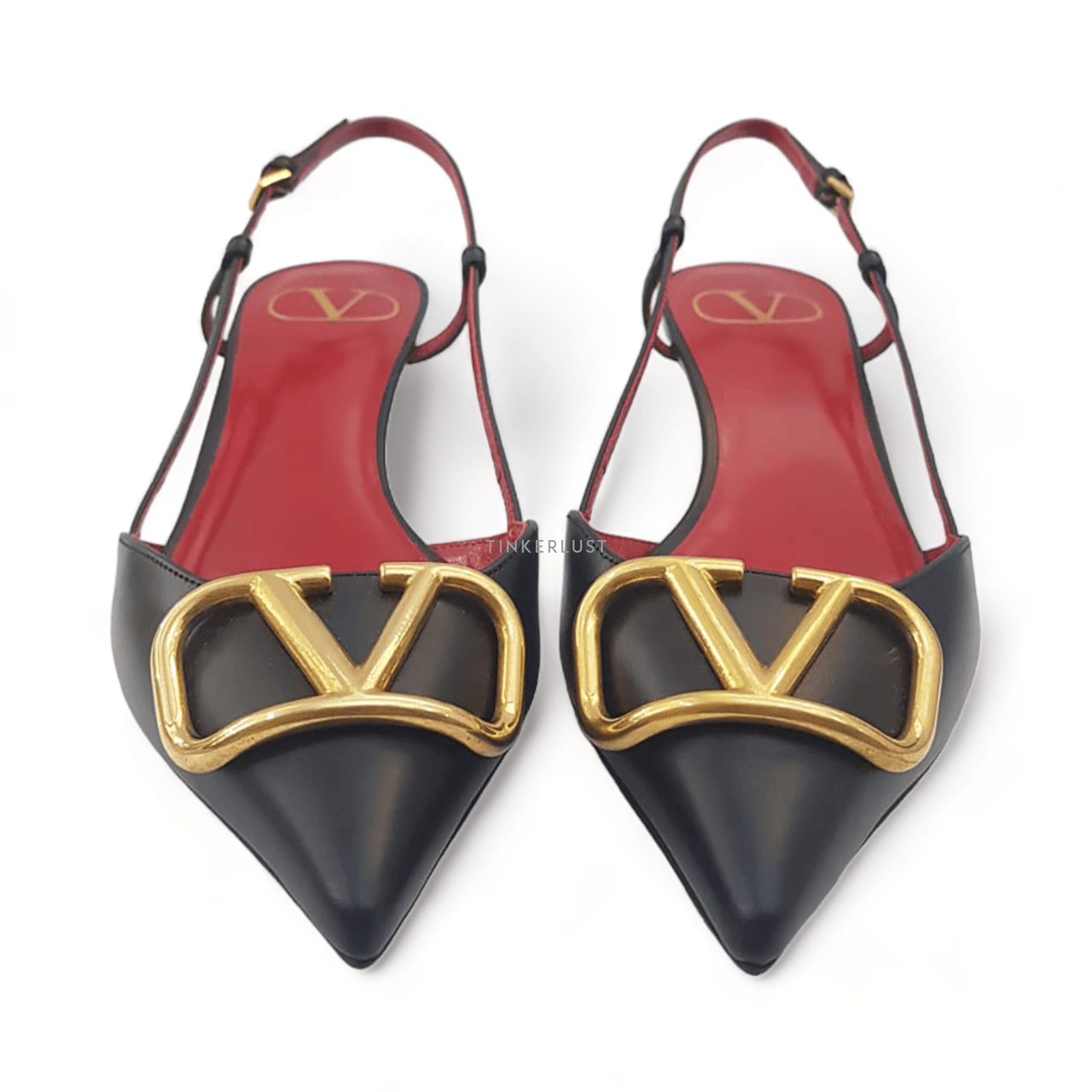 Valentino Garavani Slingback Black Heels