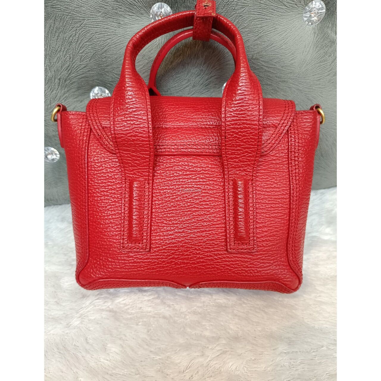 Phillip Lim Mini Pashli Red GHW Satchel Bag