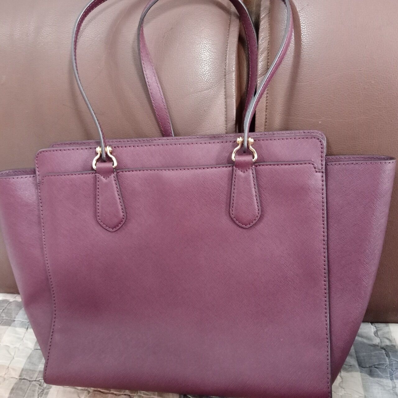 Michael Kors Maroon Handbag