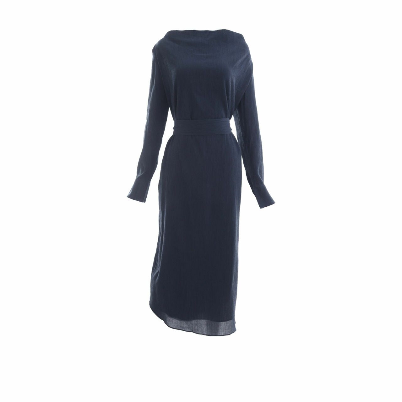 COS Navy Long Dress