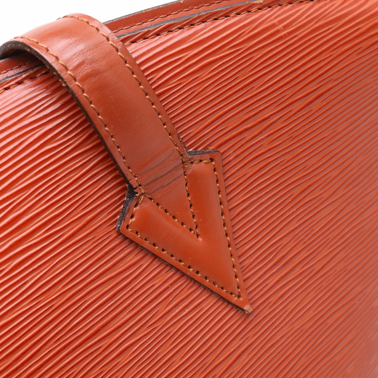 Louis Vuitton Saint Jacques Epi Leather  Terracotta Shoulder Bag