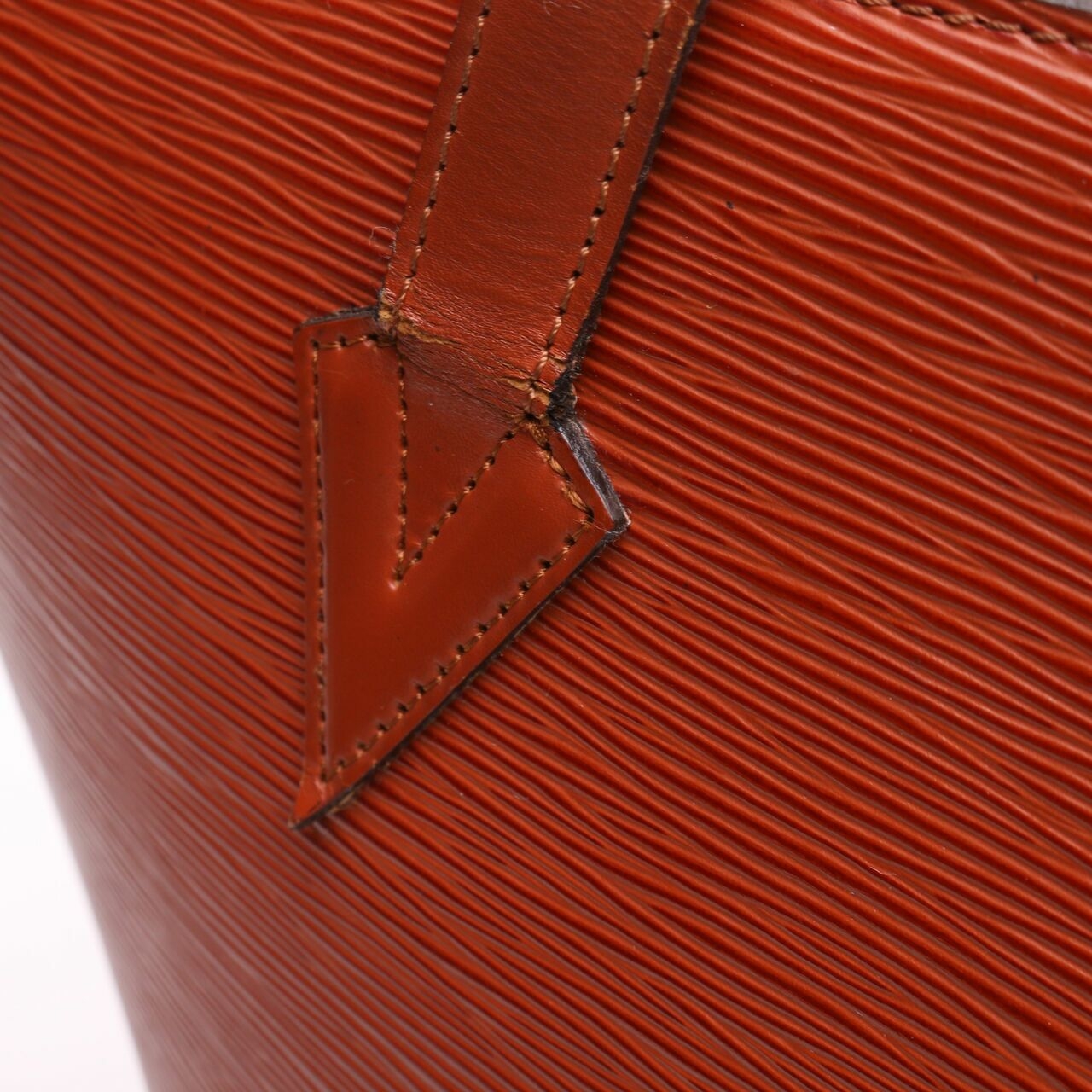 Louis Vuitton Saint Jacques Epi Leather  Terracotta Shoulder Bag