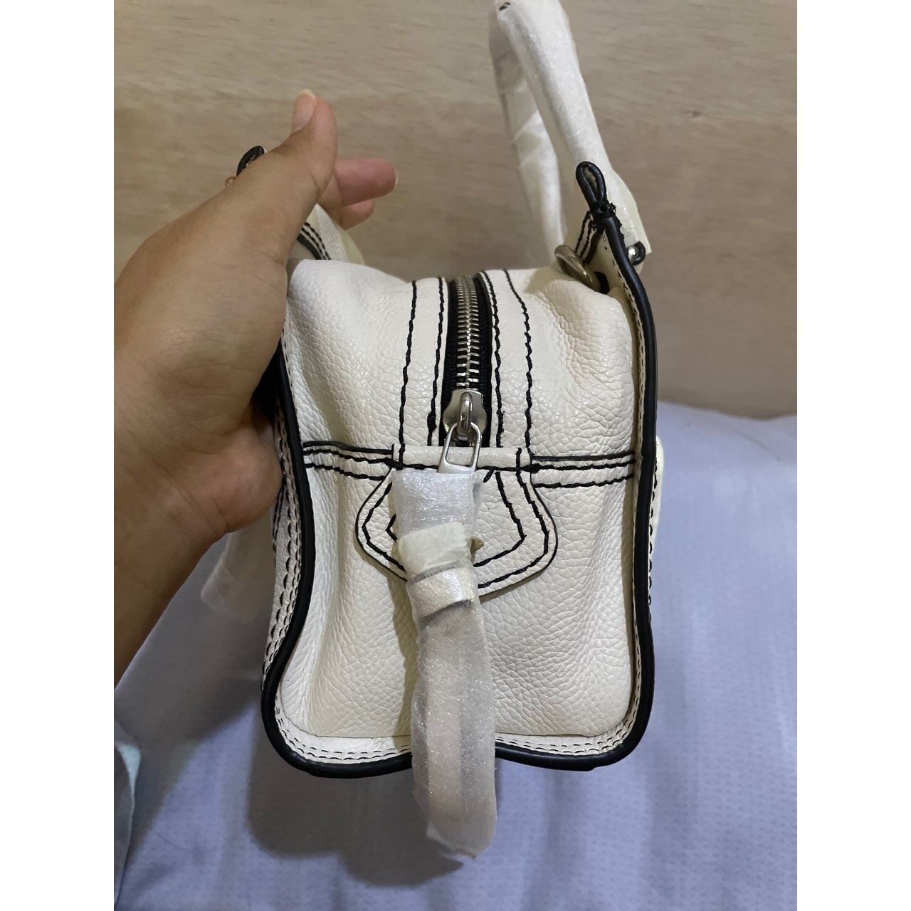 Marc Jacobs White & Off White Sling Bag