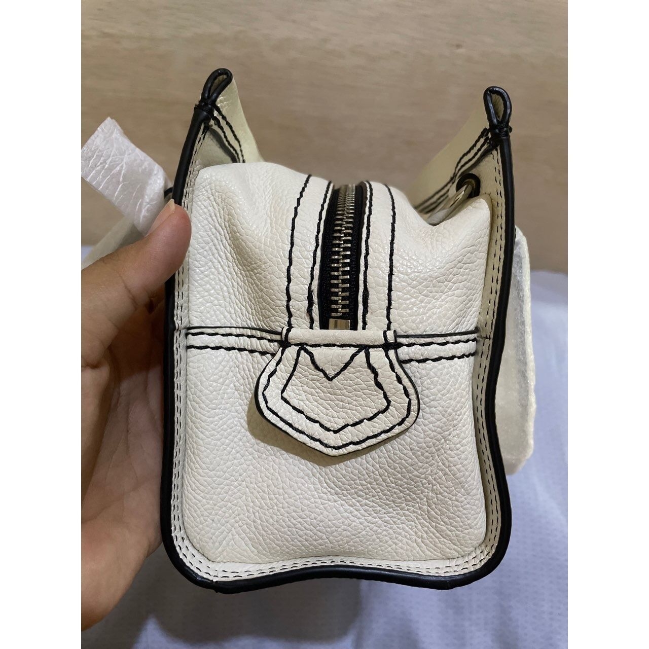 Marc Jacobs White & Off White Sling Bag