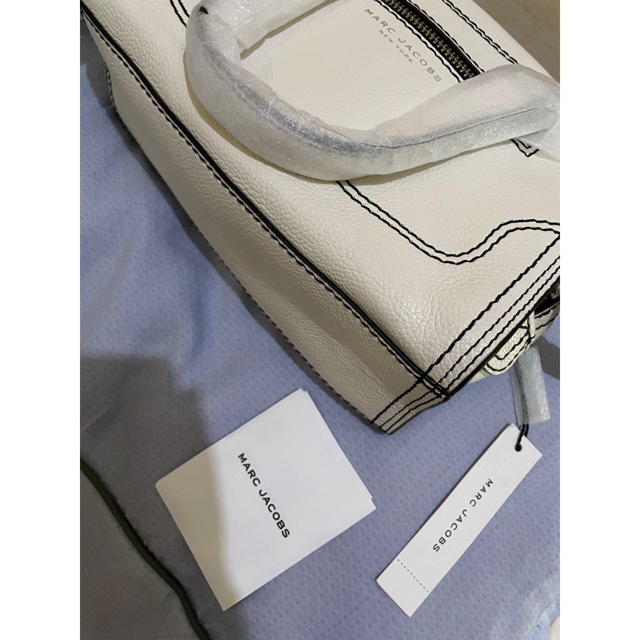 Marc Jacobs White & Off White Sling Bag