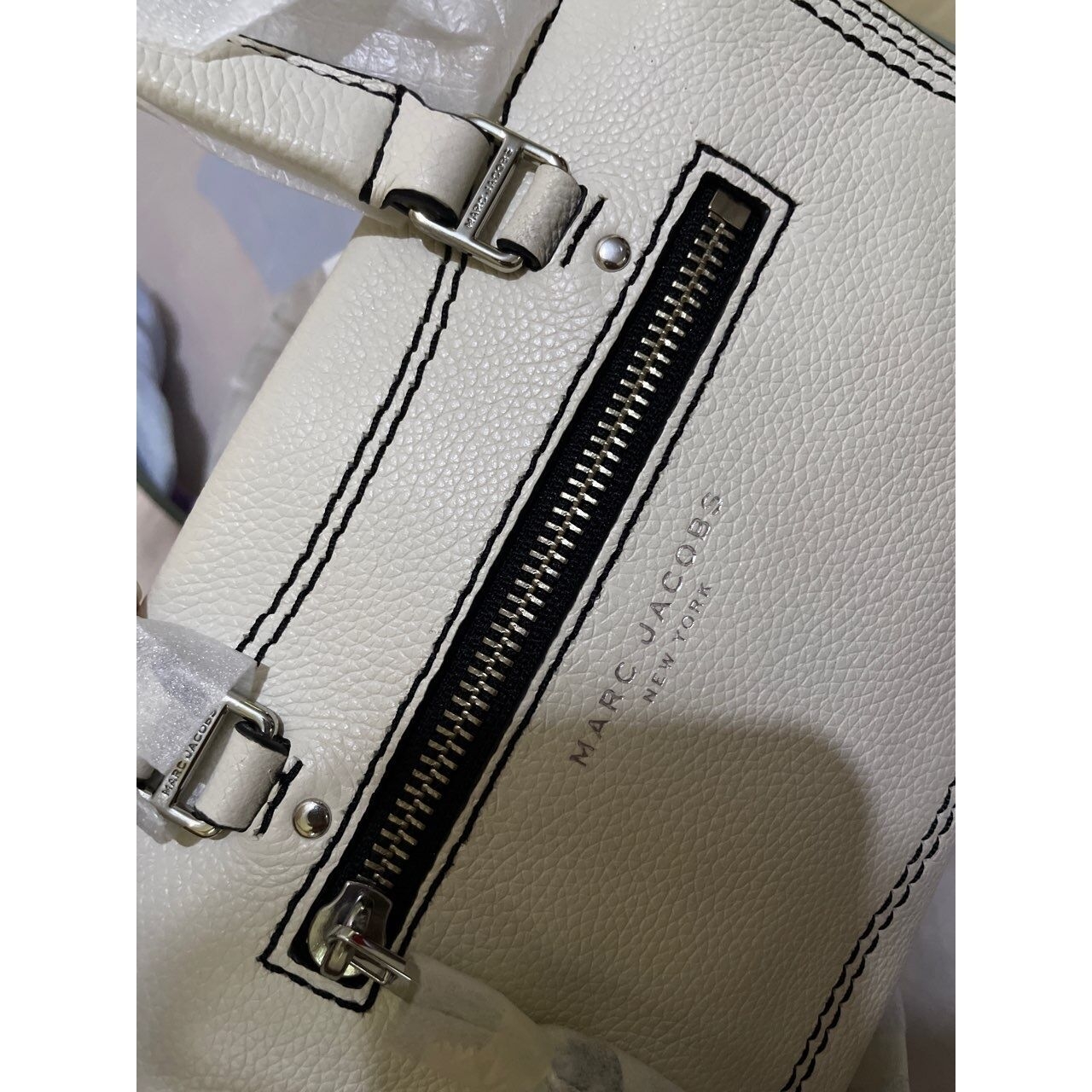 Marc Jacobs White & Off White Sling Bag