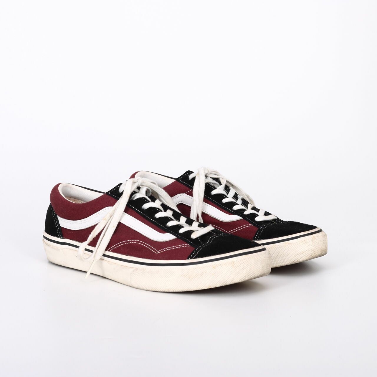 Vans Black & Maroon Sneakers