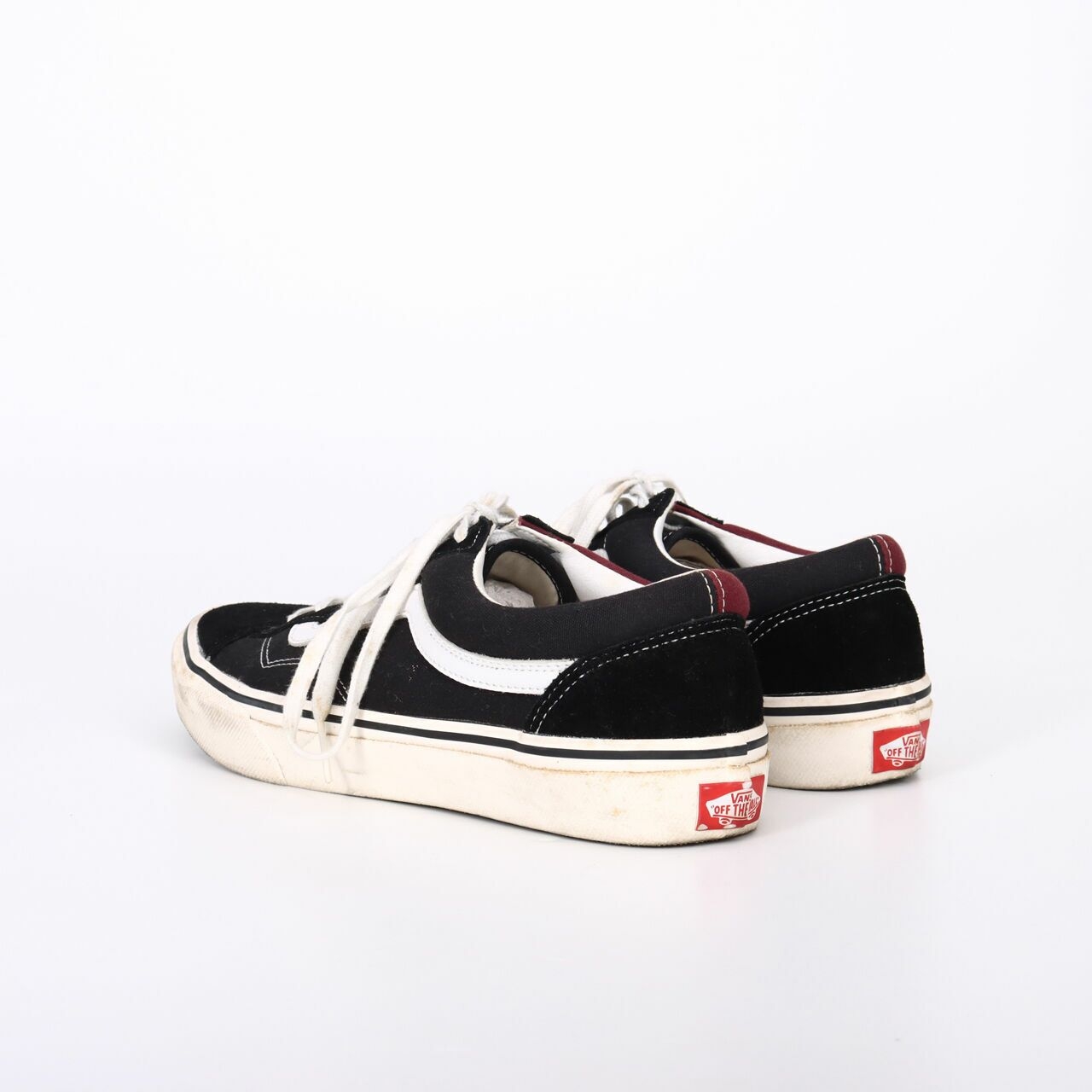 Vans Black & Maroon Sneakers