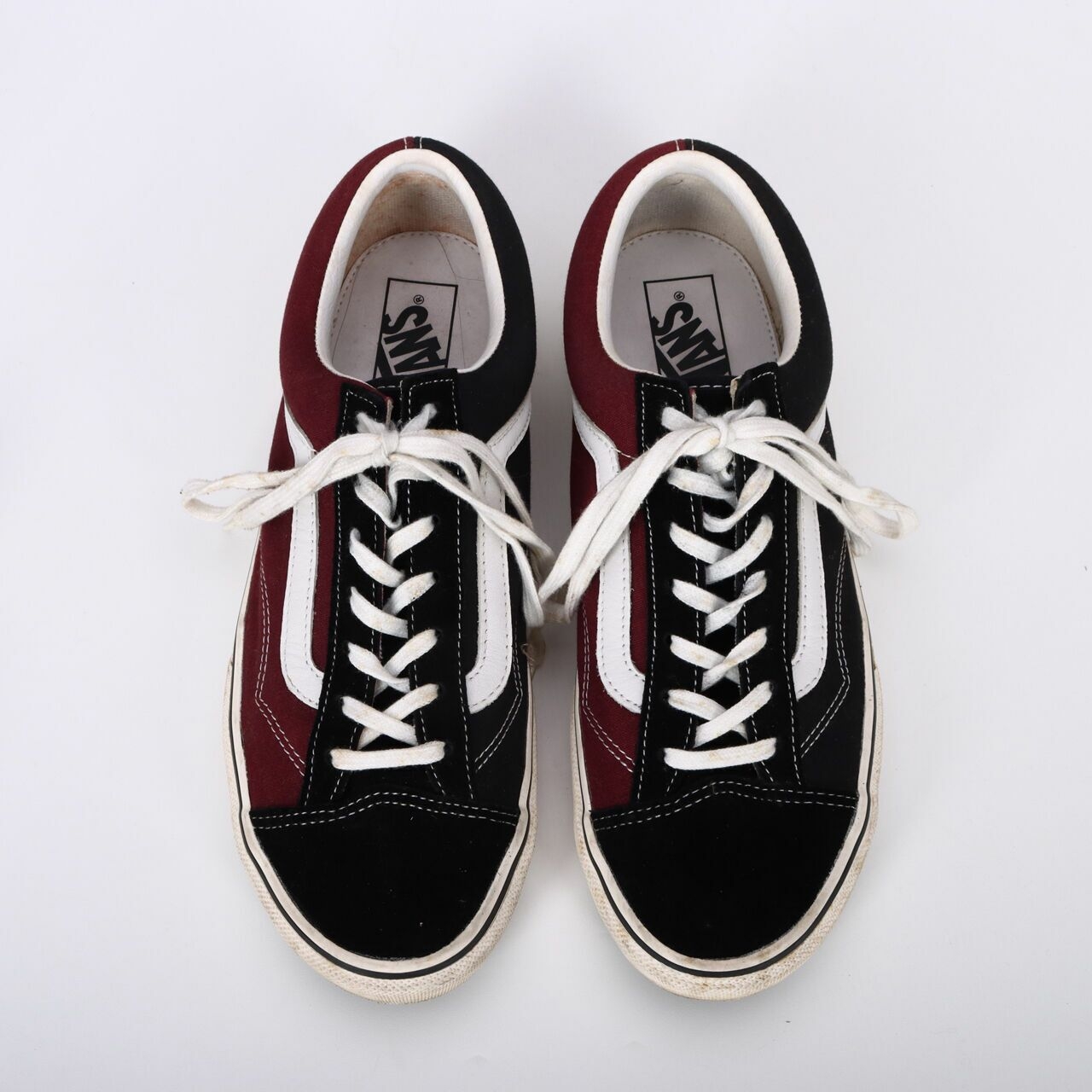 Vans Black & Maroon Sneakers