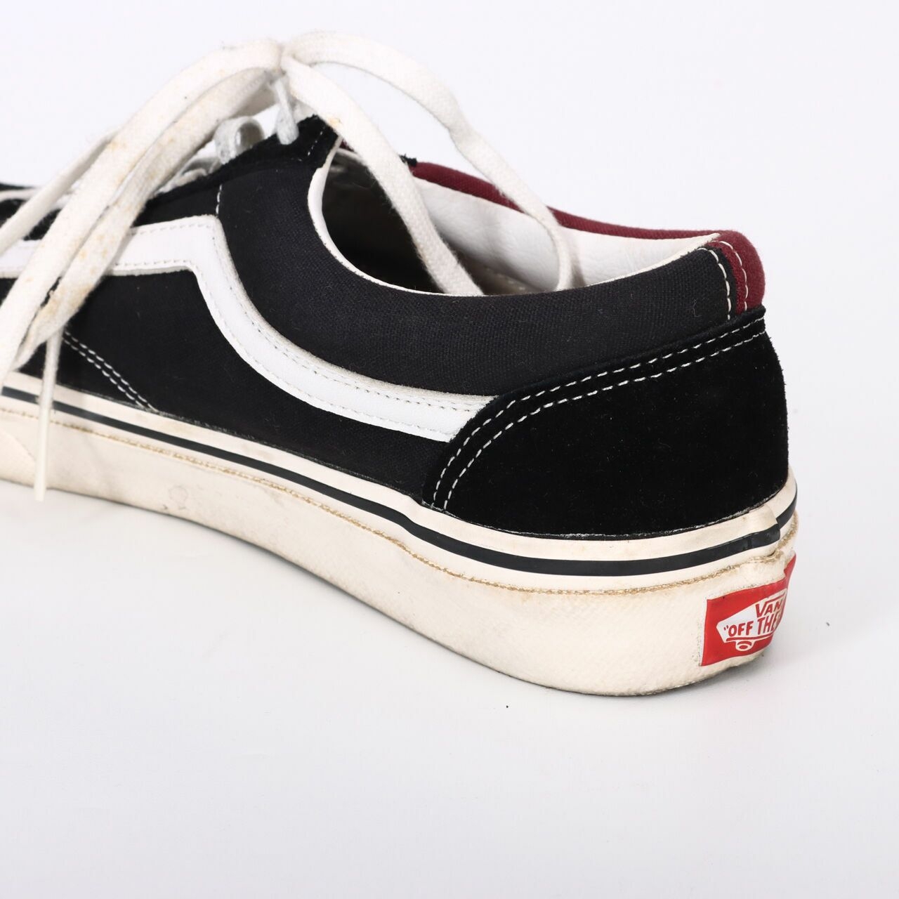 Vans Black & Maroon Sneakers