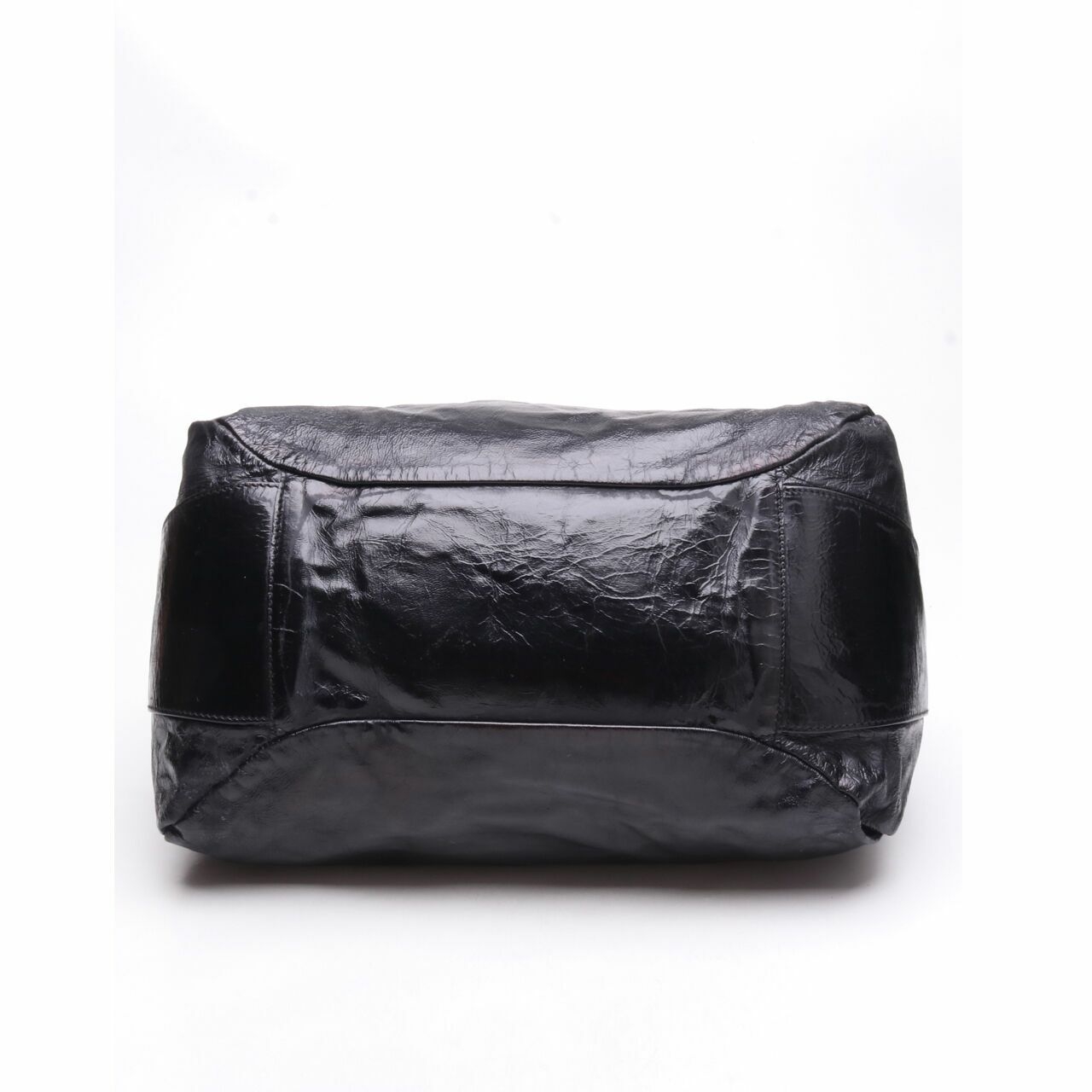 Celine Vntage Calfskin Shoulder Bag Black