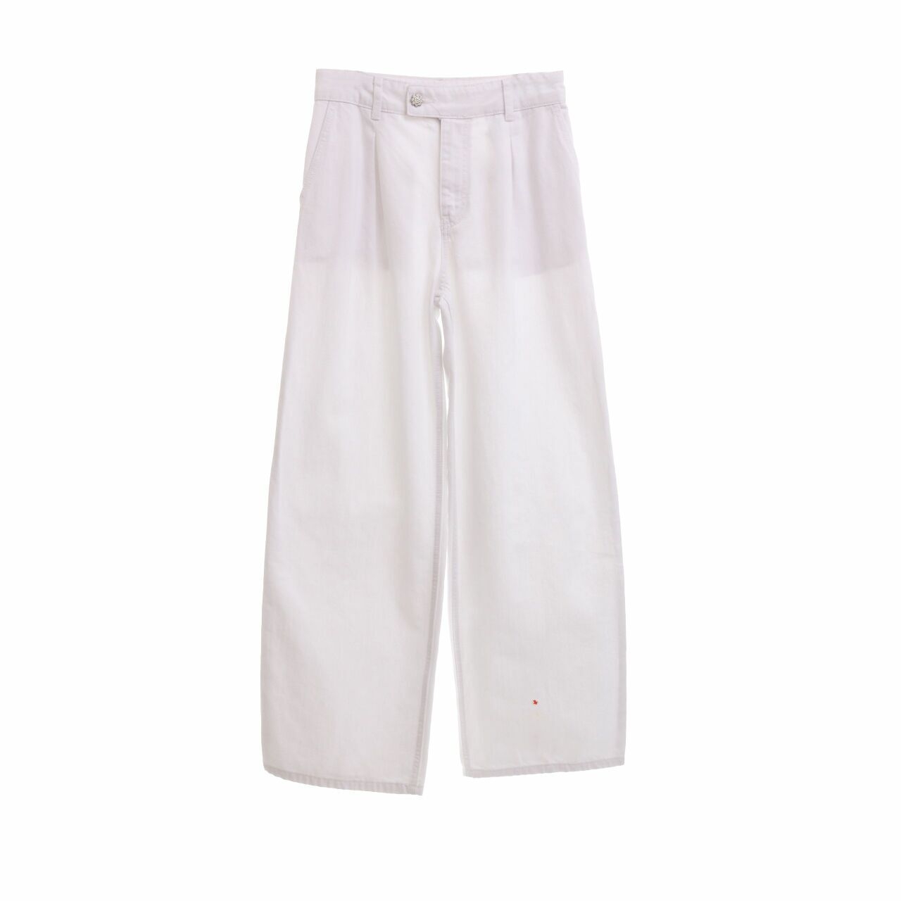 Zara White Long Pants