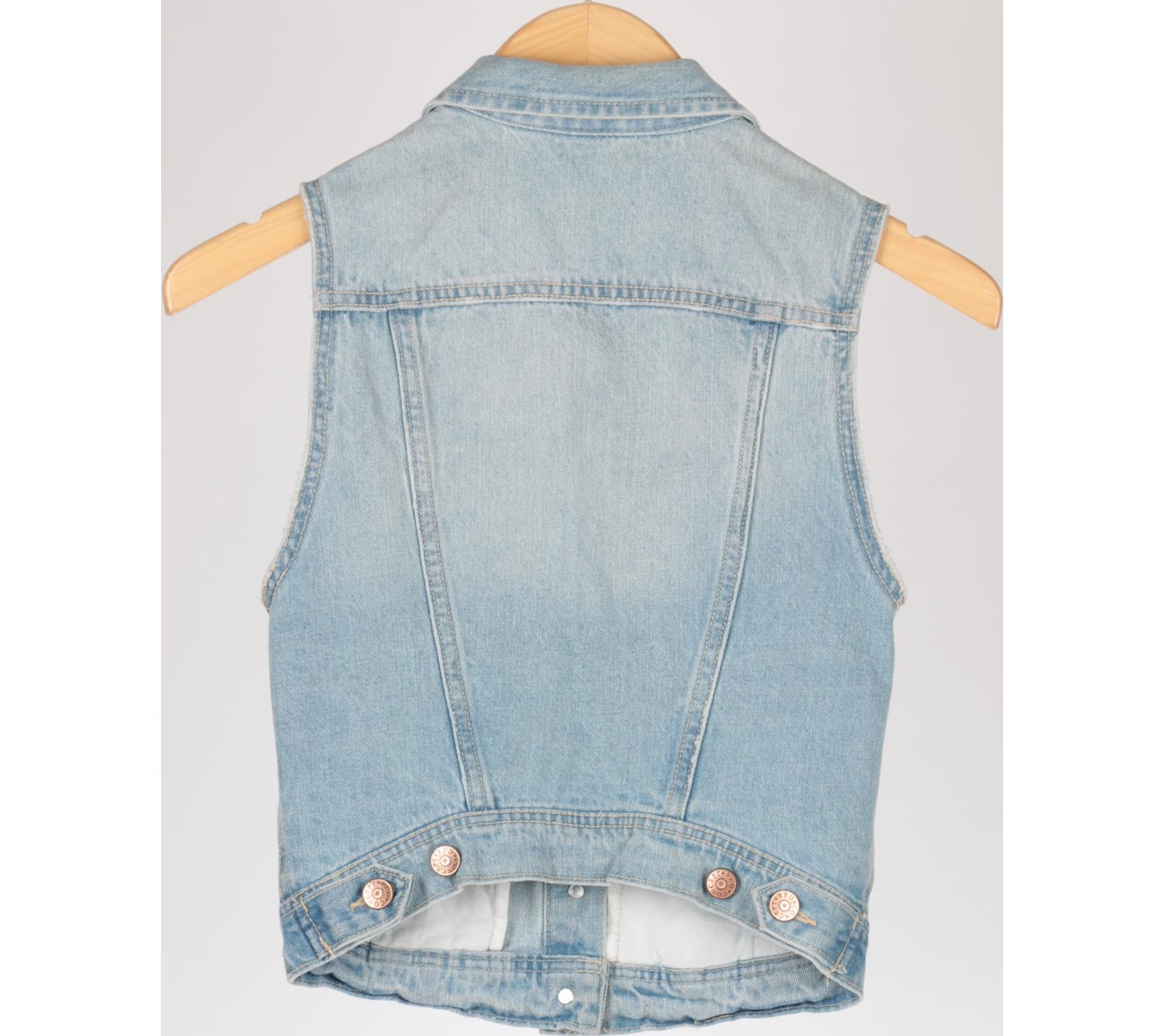 H&M Blue Denim Vest