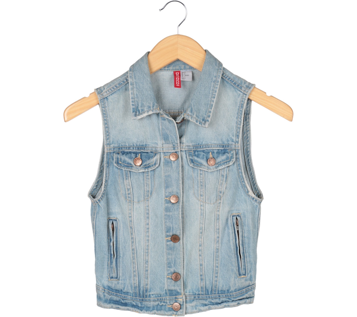 H&M Blue Denim Vest