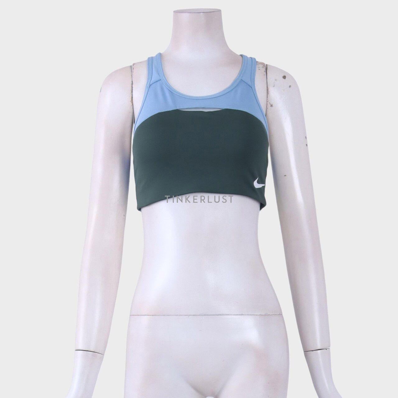 Nike Blue & Dark Green Sport Bra