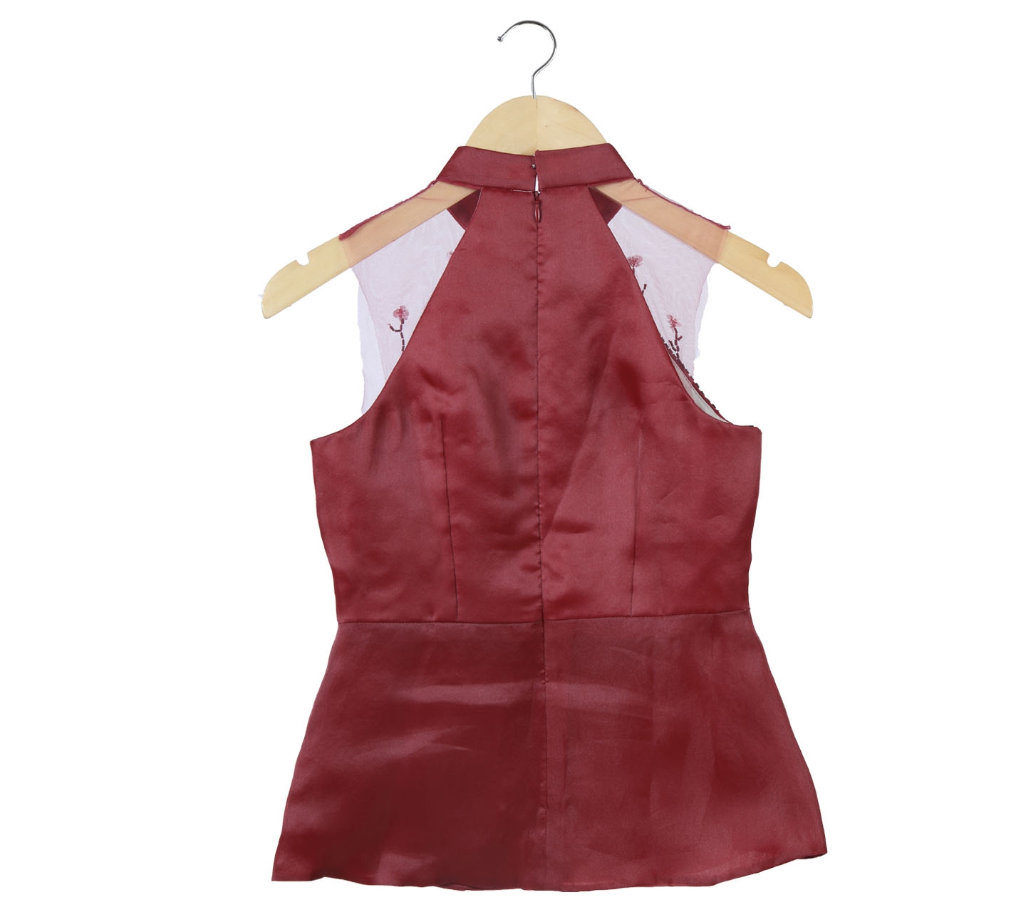 Maroon Sleeveless