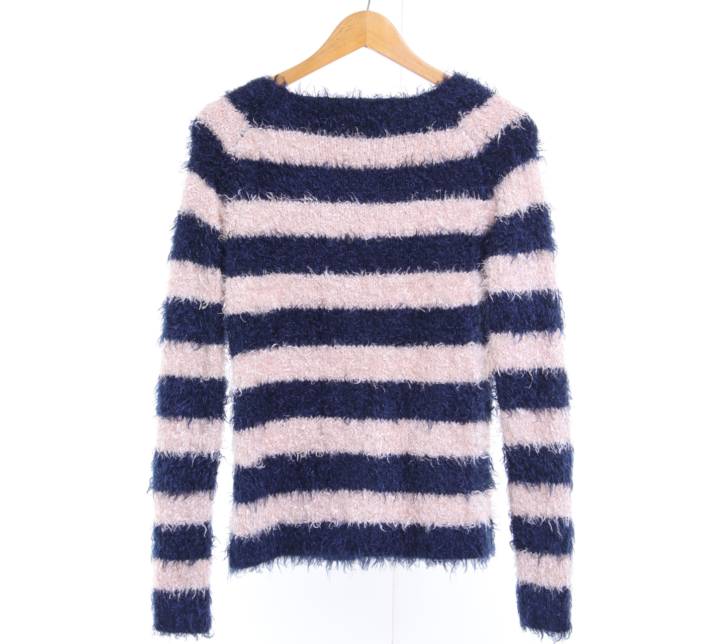 Atmosphere Blue And Peach Striped Sweater