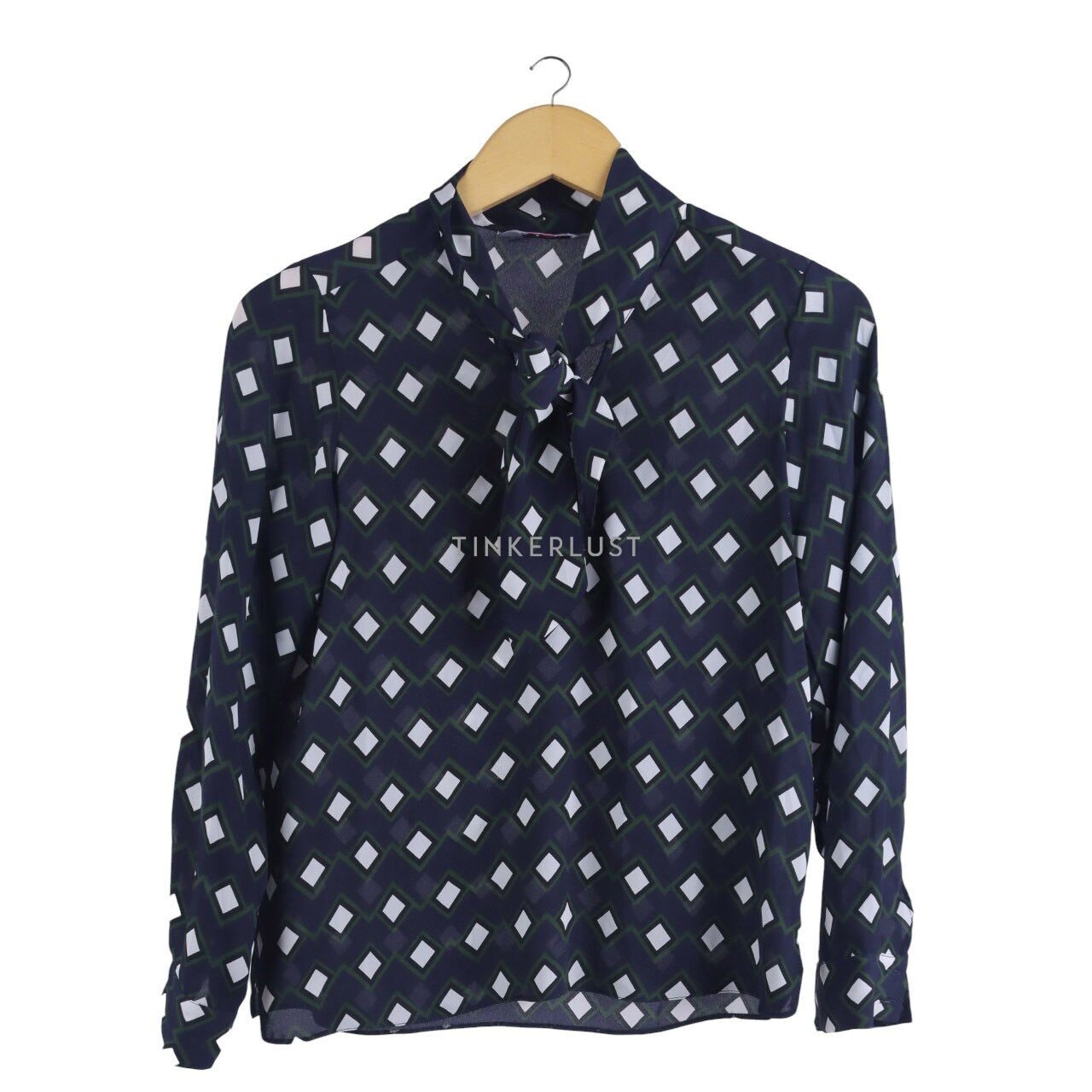 Dorothy Perkins Navy Pattern Blouse