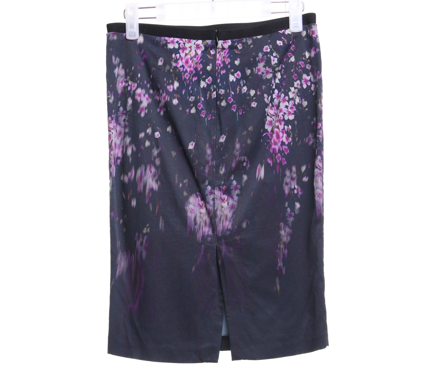 Zara Black Floral Mini Skirt