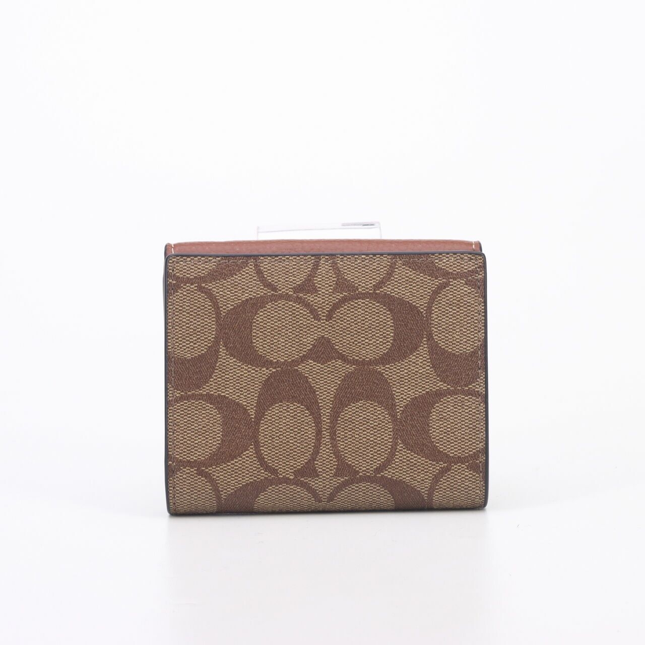 Coach CF472 Morgan Colorblock Small Wallet Signature Khaki Multi