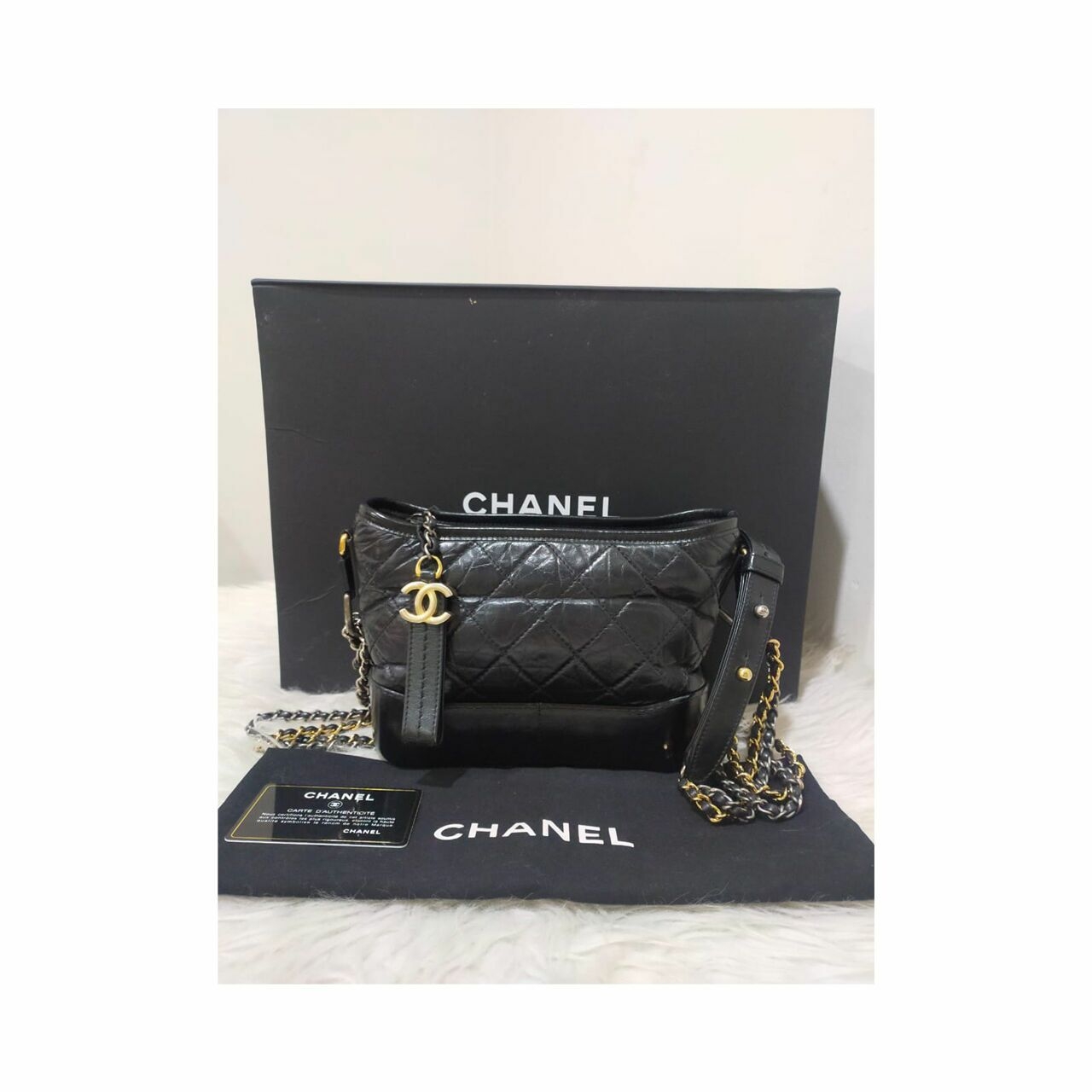 Chanel Gabrielle Small Black #24 Sling Bag