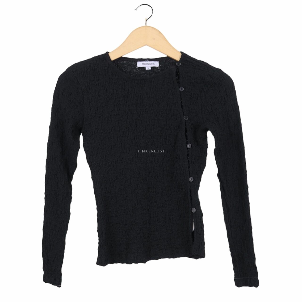 3Mongkis Black Blouse