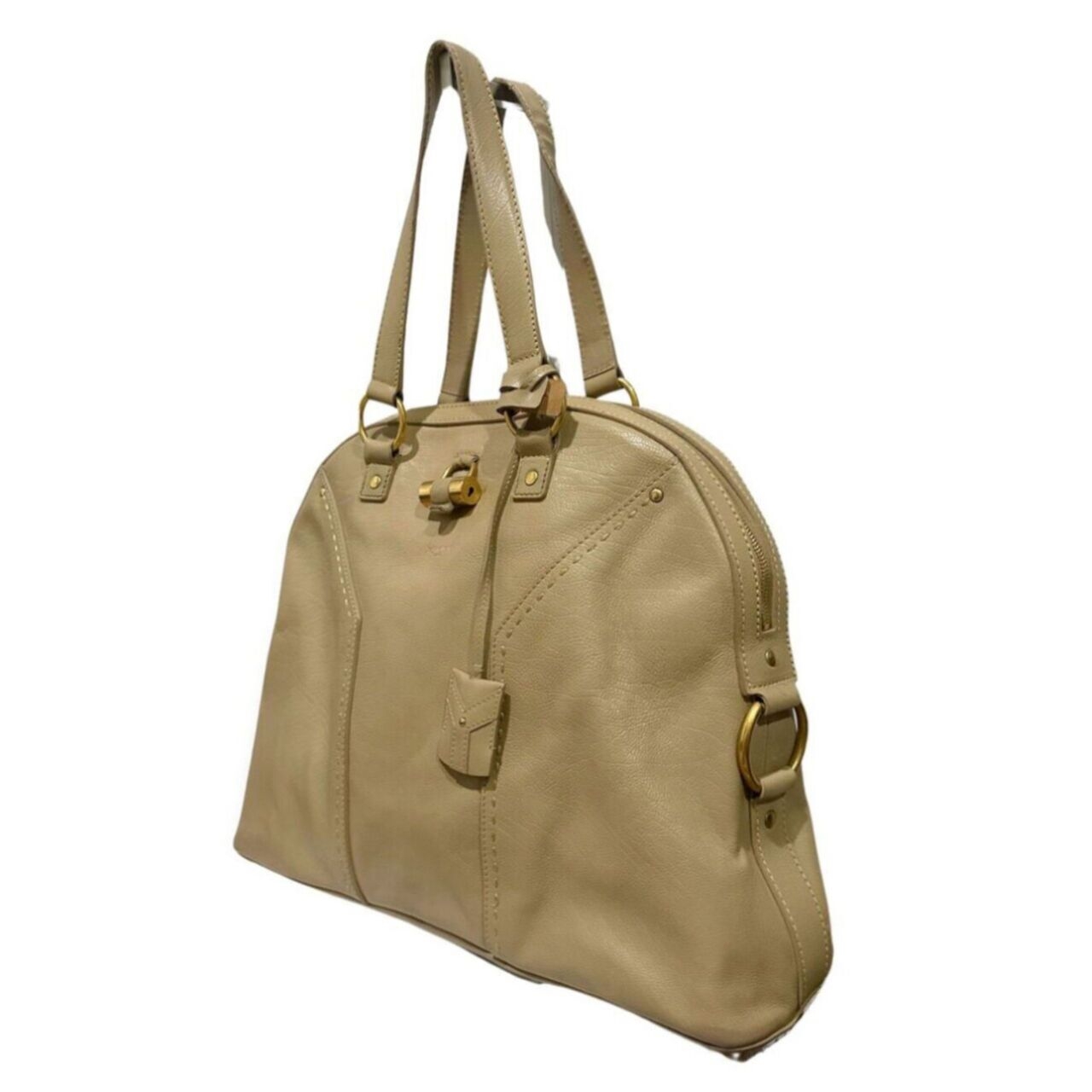 Yves Saint Laurent Muse Beige Shoulder Bag