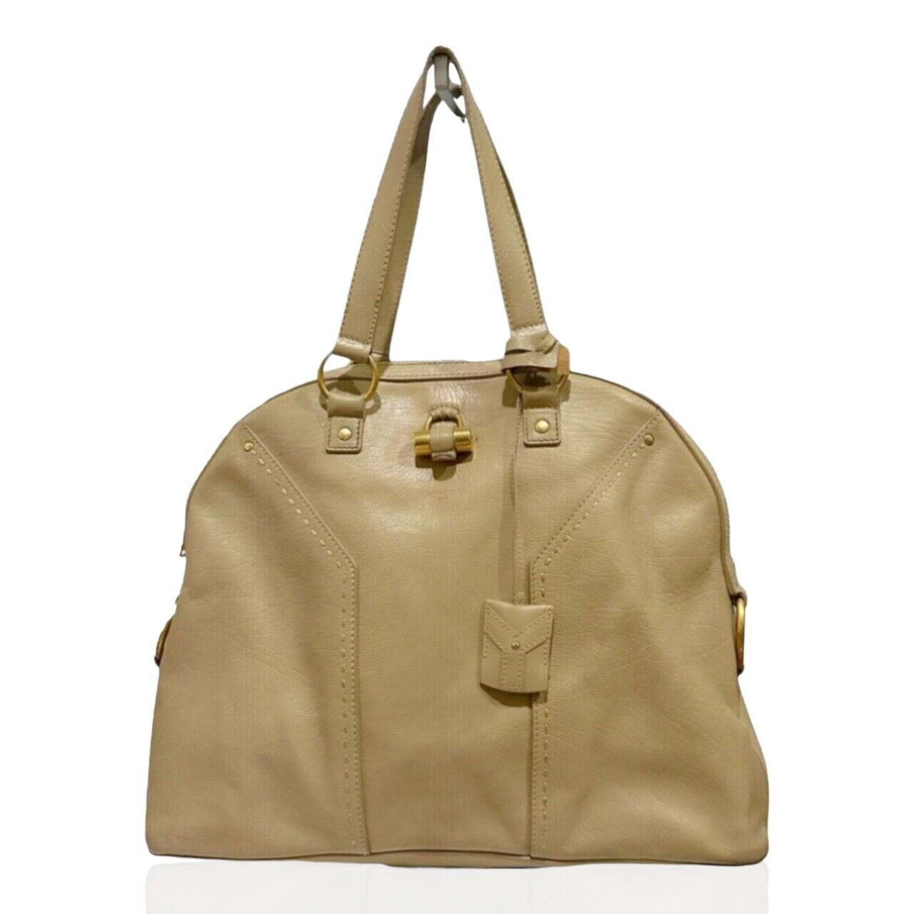 Yves Saint Laurent Muse Beige Shoulder Bag