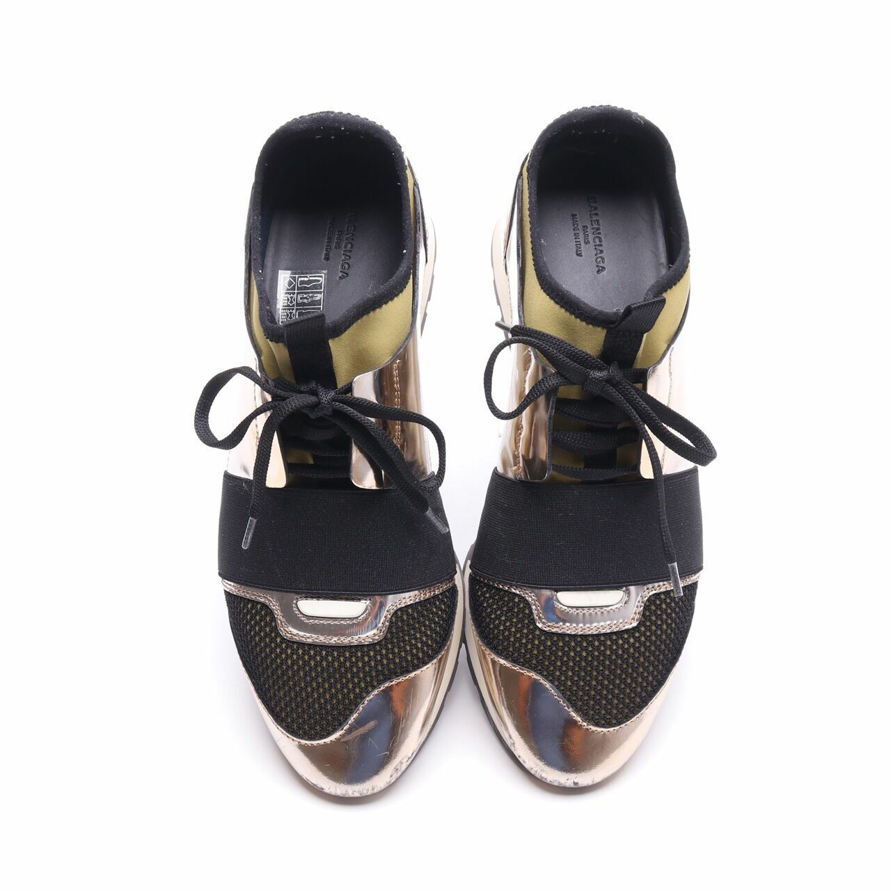 Balenciaga Lace Up Multi Sneakers