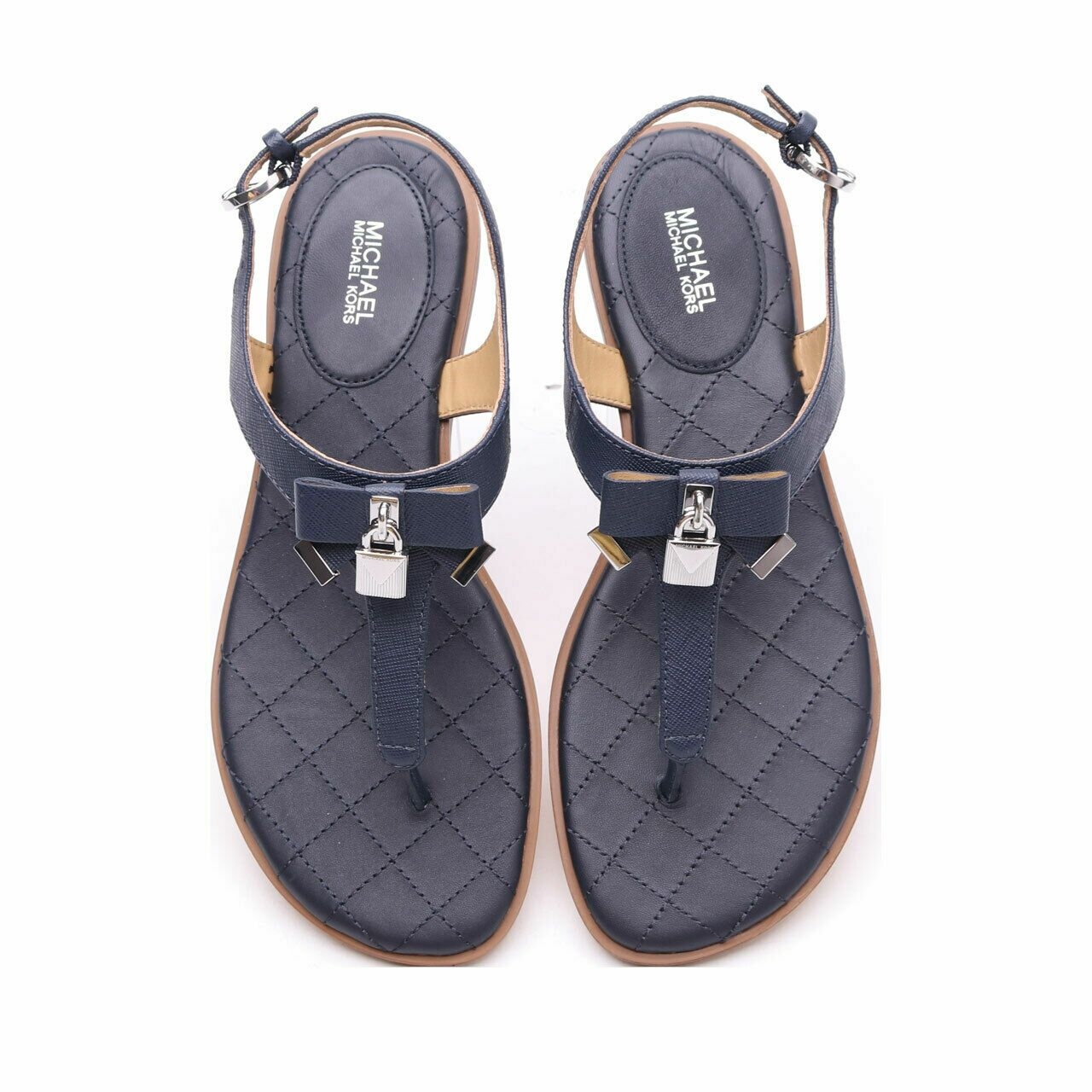 Michael Kors Navy Alice Thong Sandals