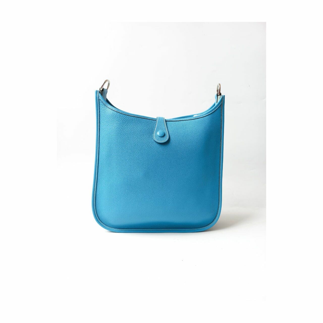 Hermes Evelyne PM Blue Jeans #G Shoulder Bag