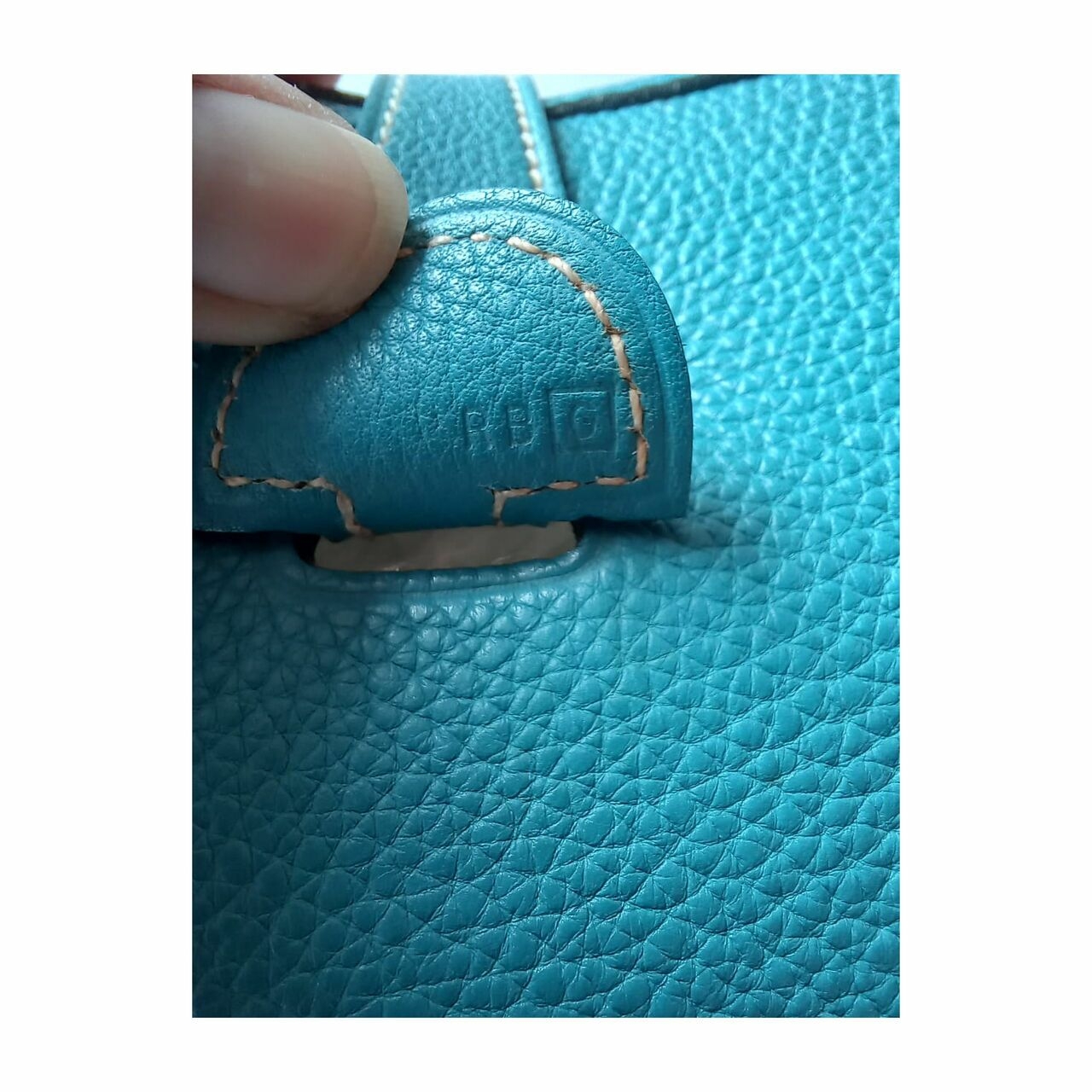 Hermes Evelyne PM Blue Jeans #G Shoulder Bag