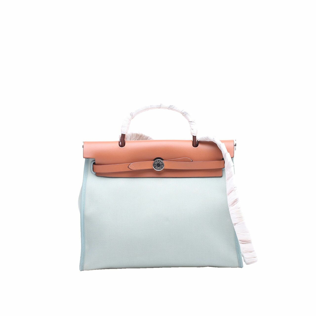 Hermes Herbag Blue Satchel Bag 