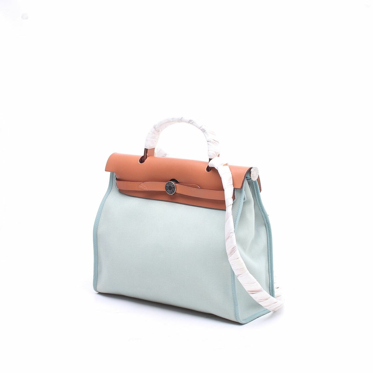 Hermes Herbag Blue Satchel Bag 